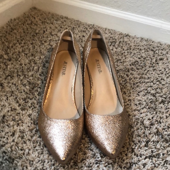 rose gold shoes size 12